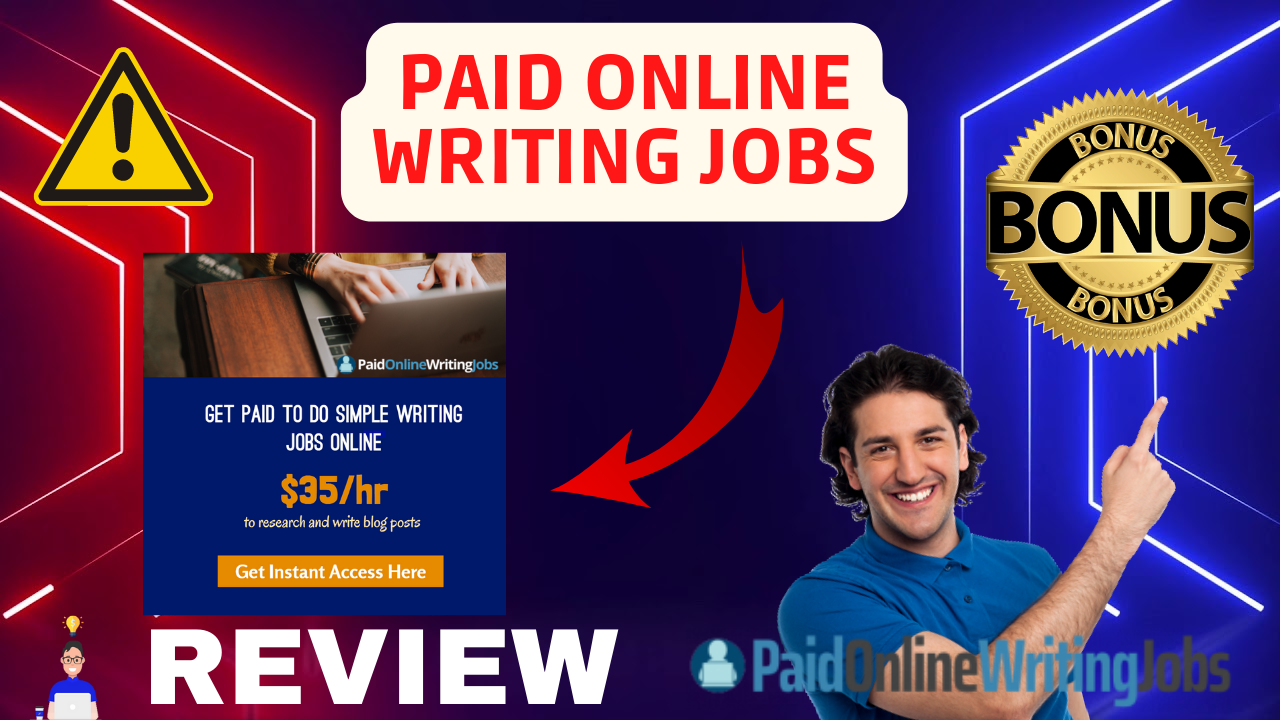 Paid Online Writing Jobs Review – Don’t Buy Without Your Bonuses ⚠️ PaidOnlineWritingJobs.com Review